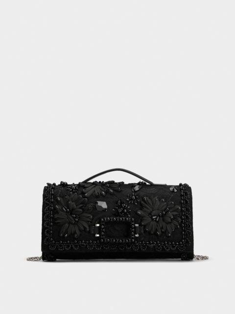 Belle Vivier Clutch in lace