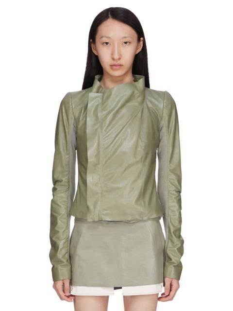 low-neck biker jacket