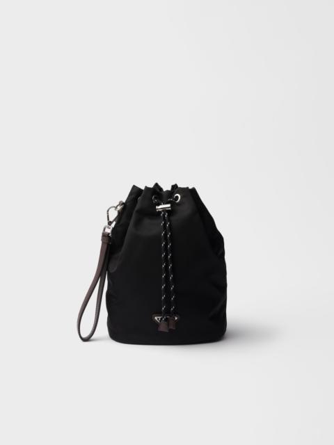 Prada Speedrock Re-Nylon and leather pouch