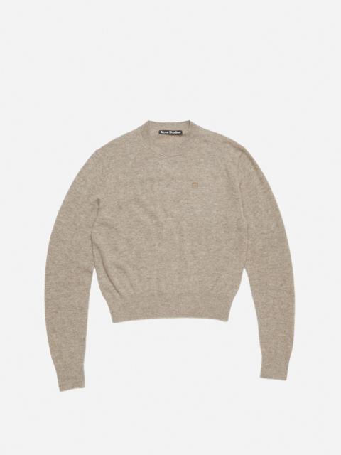 Jumper yak wool - Greige melange