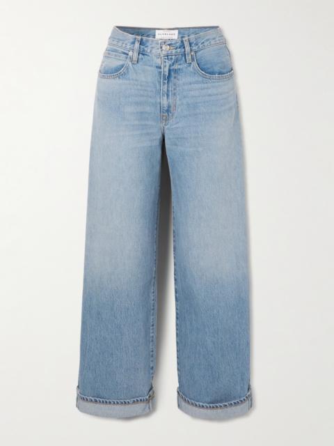 Noah Relaxed Turn Up High-rise Straight-leg Jeans