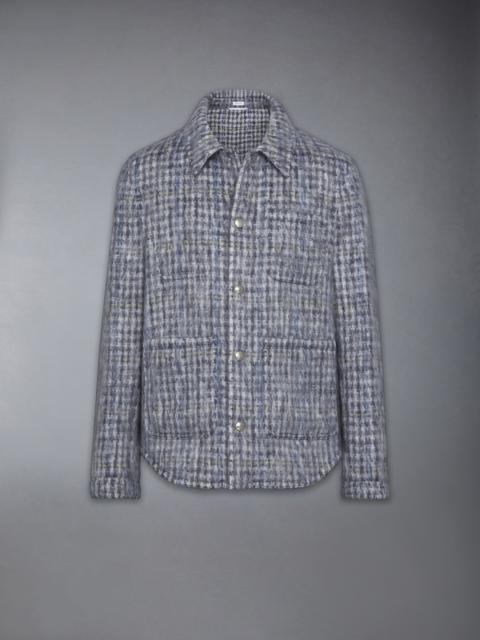 GUNCLUB CHECK HAIRY MOHAIR UTILITY JACKET