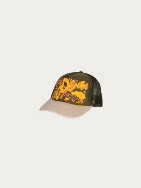 TH.D.D.Track Cap - Olive/Beige