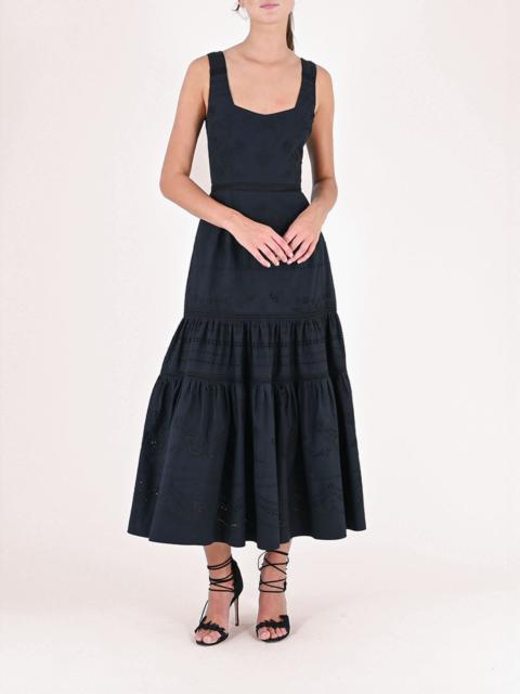 VOILE TIERED MAXI DRESS