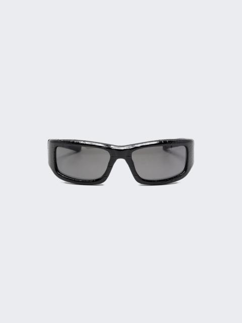 Aero Sunglasses Black Crocodile Print