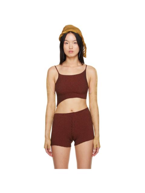 SSENSE Exclusive Orange & Brown Tank Top