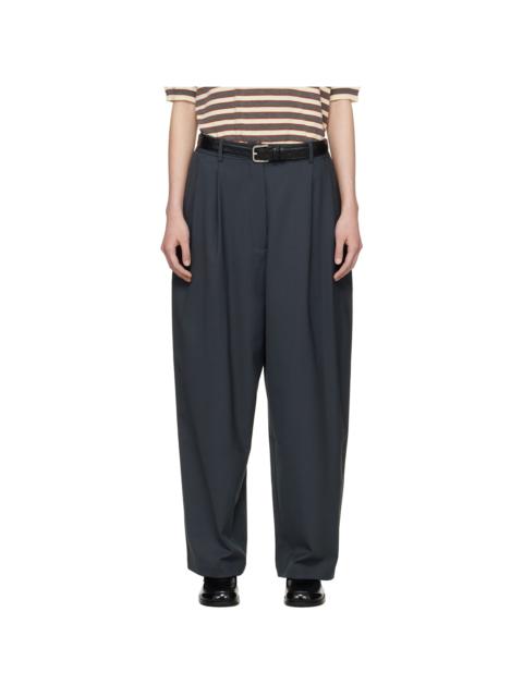 Gray Tailored Masculine Trousers
