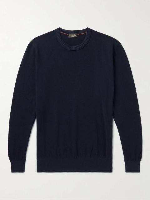Slim-Fit Cotton and Silk-Blend Sweater