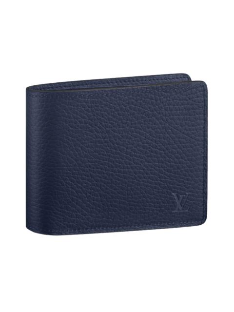 Louis Vuitton Multiple Wallet (3 Card Slot) Taurillon Navy