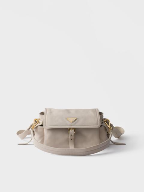 Prada Explore medium nappa leather shoulder bag with flap
