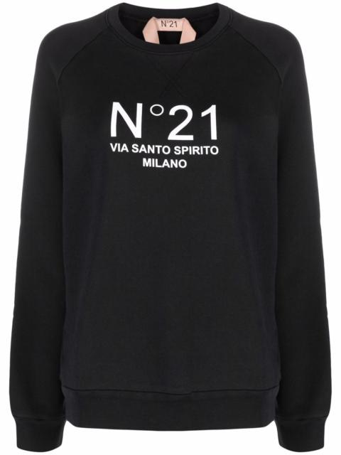 logo-print cotton sweatshirt