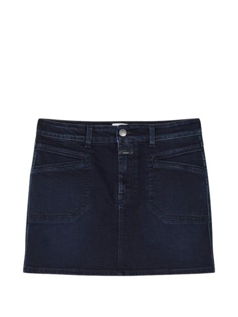 Fatigue pocket mini skirt