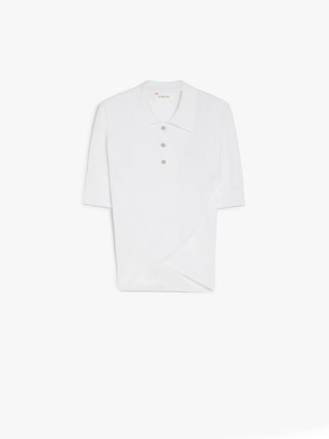 SHAKER Cotton crossover top