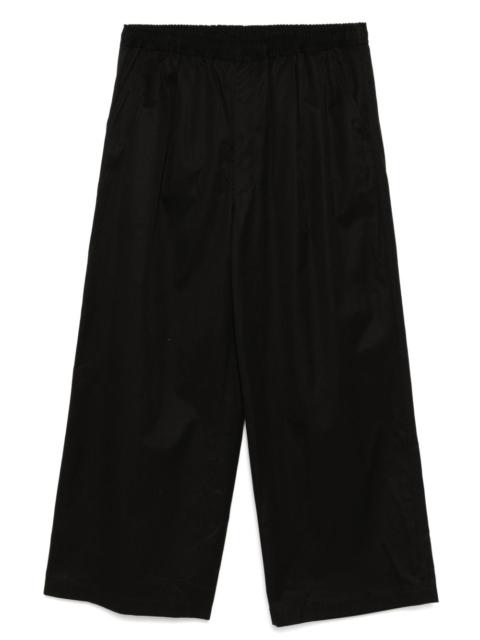 relaxed cotton trousers