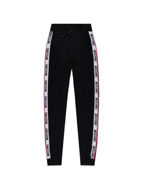 logo stripe trousers