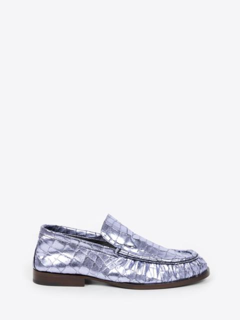 METALLIC LOAFERS