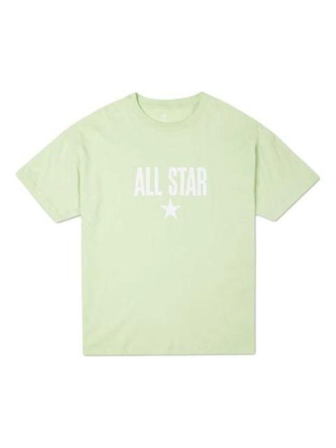 (WMNS) Converse Casual T-Shirt 'Green' 10020932-A04