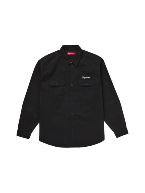 Supreme Supreme Our Lady Work Shirt Black - SS24S30 BLACK | REVERSIBLE