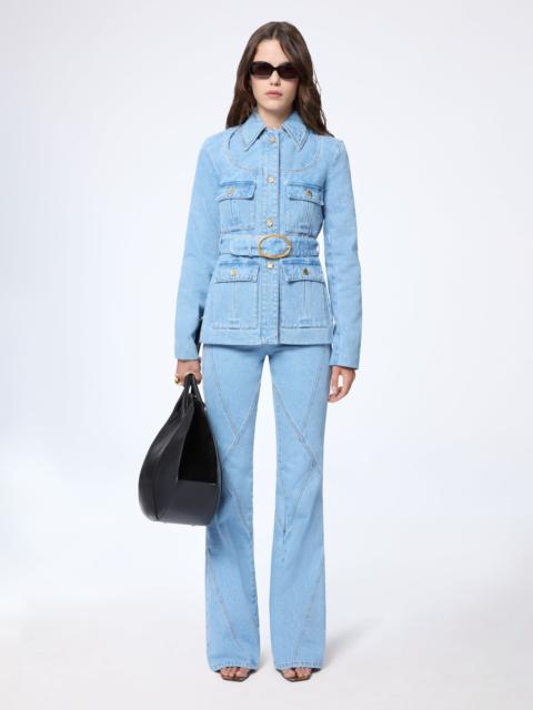 Denim Saharienne Jacket