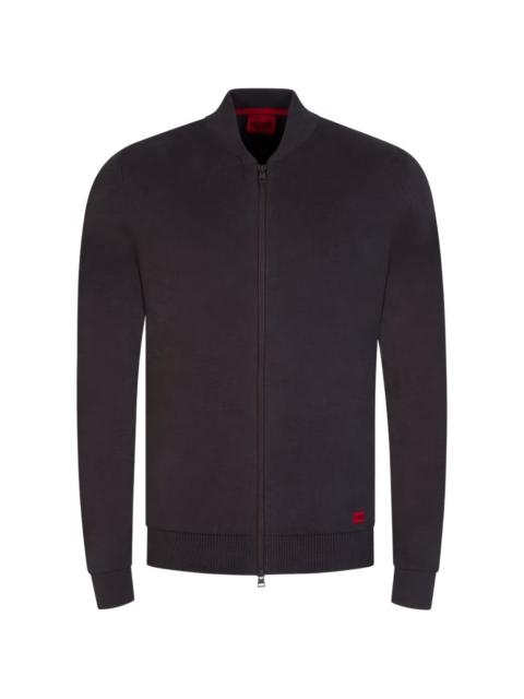 San Jaque-C zip-up cardigan