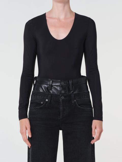 CLEM BODYSUIT IN BLACK