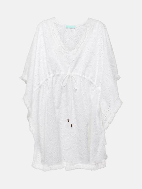 Ivy broderie anglaise cotton kaftan