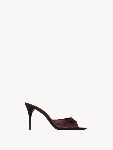 BABYLONE MULES IN SMOOTH LEATHER