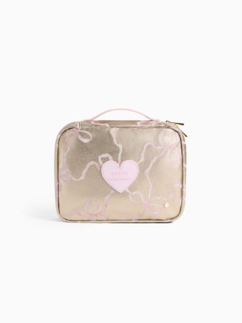 STATE x LoveShackFancy Gold Bensen Toiletry Kit
