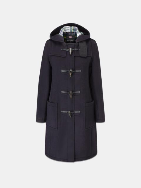 Women's Long Slim Fit Freda Duffle Coat Navy Dress Gordon