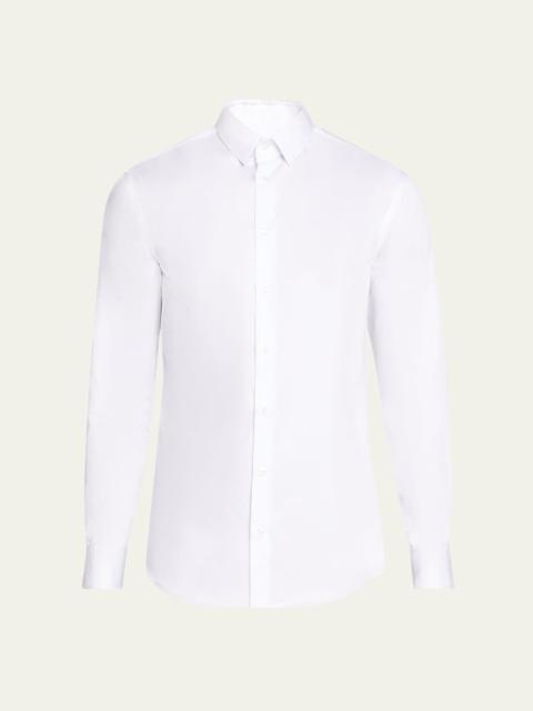Men's Solid Cotton Sport Shirt
