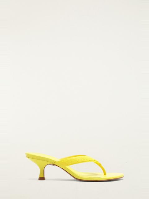 Yellow Rob Heeleded Sandal