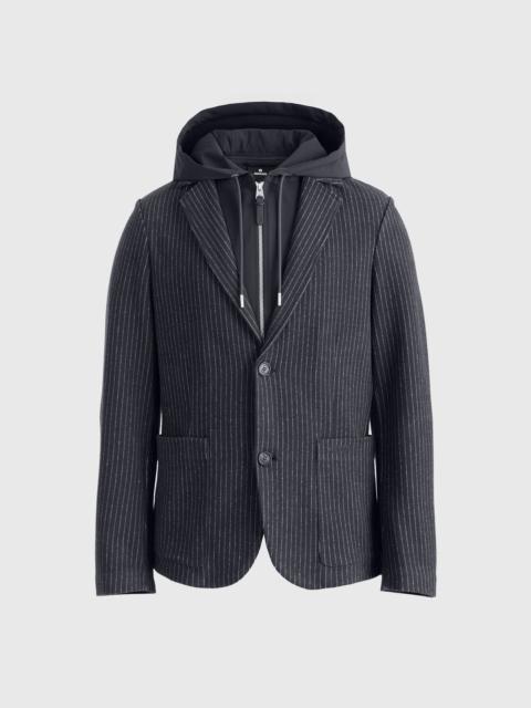 WELLS-K 2-in-1 Knit Blazer With Removable Bib