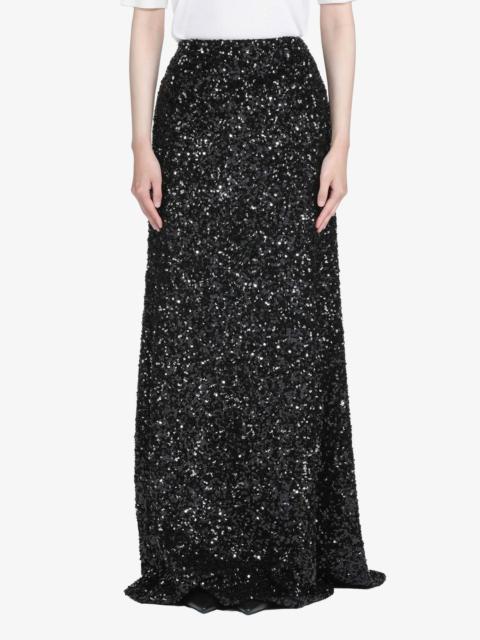 LONG SKIRT WITH SEQUINS
