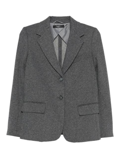 notched button-fastening jacket