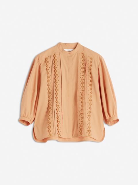 CRAFTED EMBROIDERY MAXI SLEEVE SHIRT