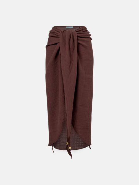 Winnie cotton beach cover-up