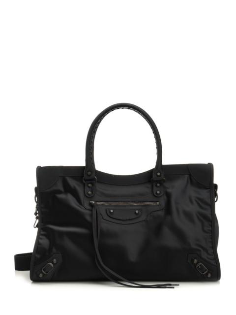 Balenciaga Women "Le City" Large Nylon Bag