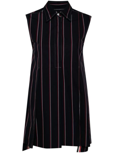 RWB-stripe shirt dress