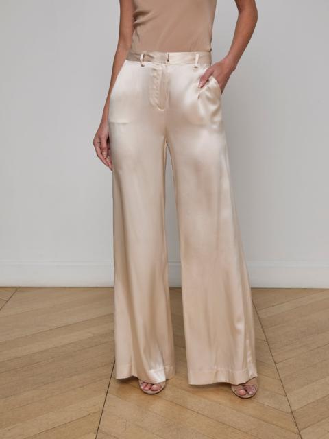 Gavin Silk Wide-Leg Pant