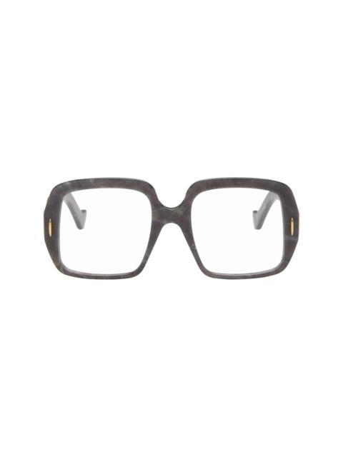 Gray Anagram Glasses