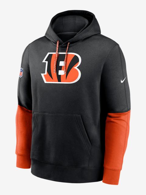 Cincinnati Bengals Sideline Team Issue Club Men's Nike NFL Pullover Hoodie