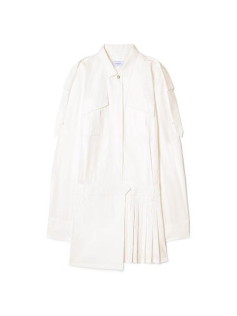 White Savana Poplin Mini Dress