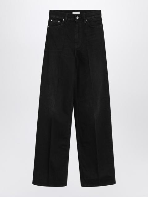 Black trousers in organic cotton