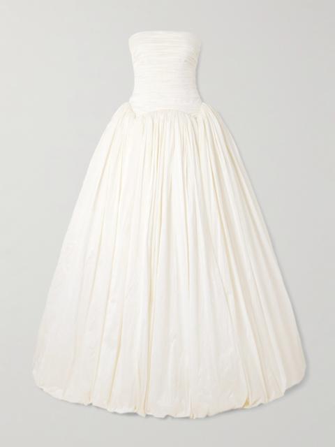 Drew Strapless Taffeta Gown