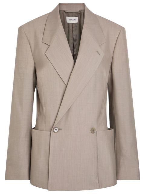 Lemaire Double-breasted Woven Blazer