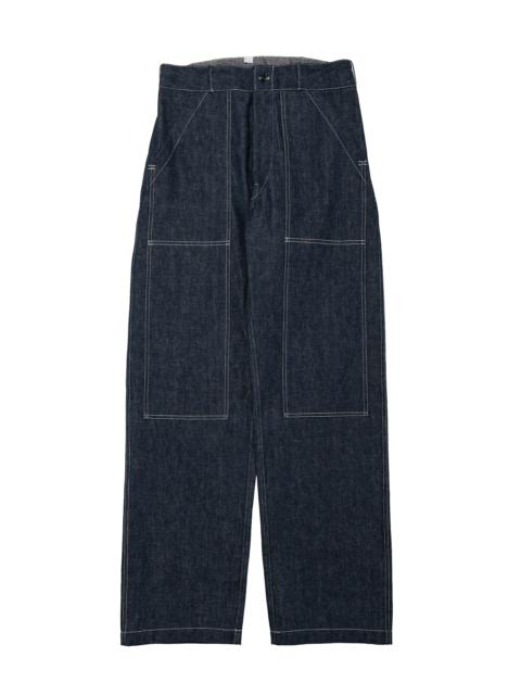 Lot. 1239 1930's WPA Double Knee Denim Trousers Indigo Denim
