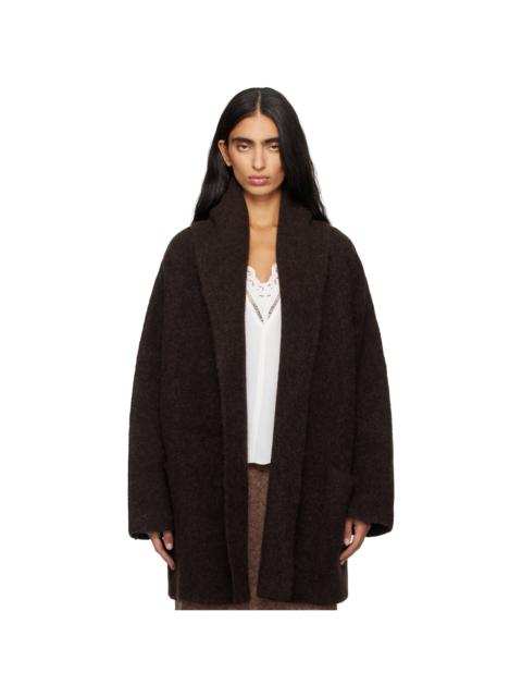 Brown Double Face Coat
