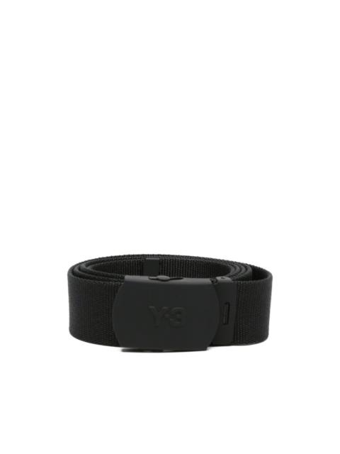 logo-embossed belt