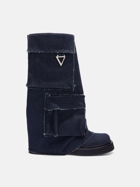 ''ROBIN'' DARK BLUE FERN BOOT