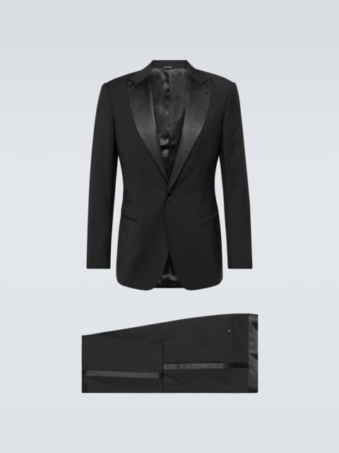 Single-breasted virgin wool tuxedo